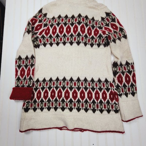 Stetson Knit Cardigan/Sweater Western Style Light Beige L - Picture 8 of 13